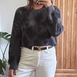 Rails Venus Iron Black Tie Dye Cashmere Blend Sweater. XS